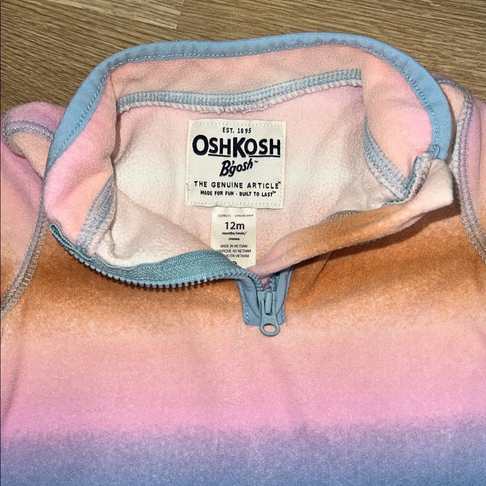 OshKosh B'gosh Multicolor Quarter Zip Sweater